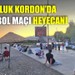 Altınoluk Kordon’da Dev Ekranda Voleybol Maçı Heyecanı