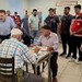 Yangın Bölgesinden Tahliye Edilen Vatandaşlara Moral Ziyareti
