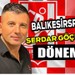 Balıkesirspor’un Yeni Teknik Direktörü Serdar Göçerler Oldu