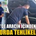 Aracın Kaputunda Yılan Tehlikesi