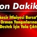 Balıkesir İtfaiyesi Bursa’daki Orman Yangınlarına Destek İçin Yola Çıktı