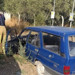 Erdek'te Trafik Kazası! Araç Yan Yattı, Sürücü Altında Kaldı
