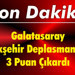 Galatasaray Başakşehir Maçında Peş Peşe Goller Geldi