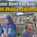 Balıkesir Düvertepe Köyü: 1926 Tarihli Okulu ve Eğitim Düzeyi