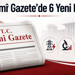 25 Haziran 2026 Resmî Gazete Kararları