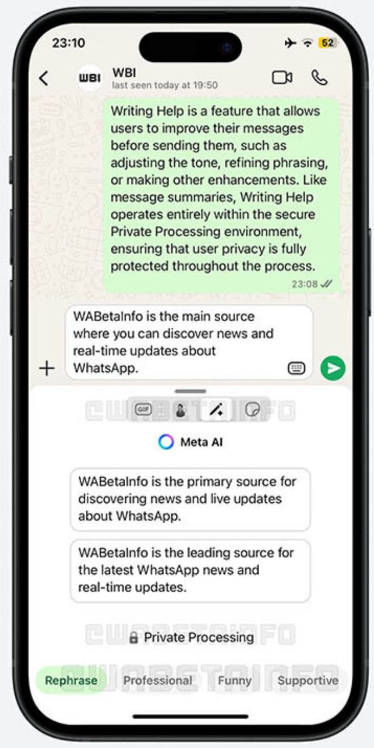 Kendini İfade Edemeyenlere Müjde: WhatsApp’ta Yapay Zekâ Dönemi - Resim: 5