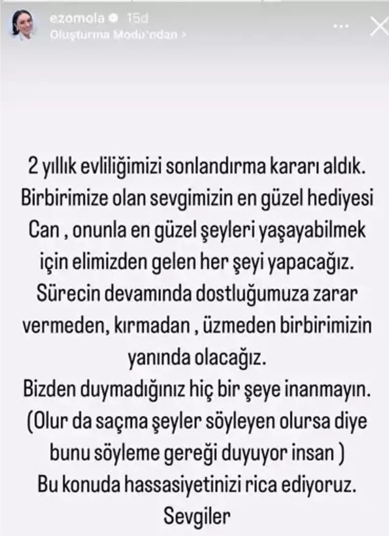 Ezgi Mola ve Mustafa Aksakallı Boşanıyor Mu?
