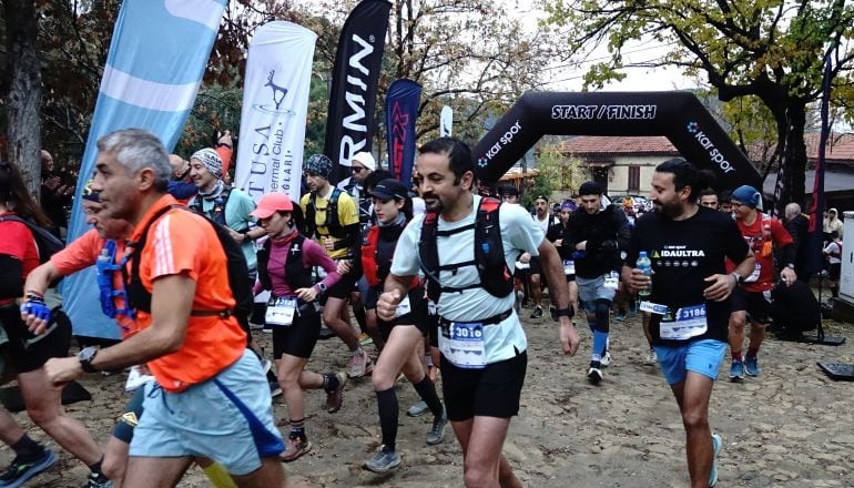 8. Kar Ultra Maratonu Yarışı Yapıldı
