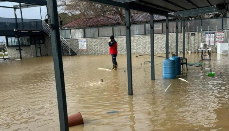 Erdek'te Su Baskınına Karşı Önlem Alındı