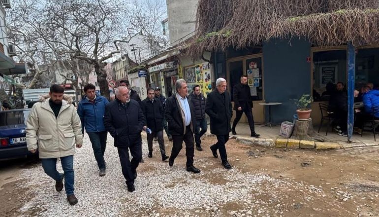 Belediye Başkanı Burhan Karışık ve Baski Genel Müdürü Erdoğan Öztürk'ten Alt Yapı İncelemesi