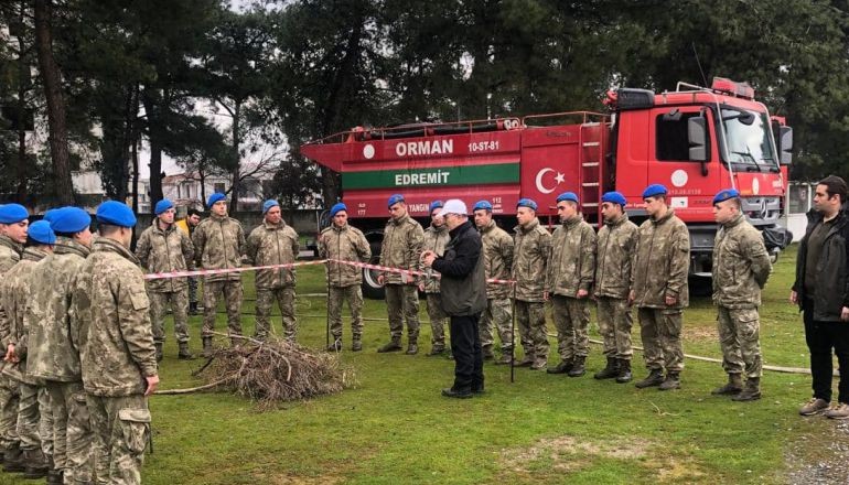 Balıkesir’de Askerlere Orman Yangınlarıyla Mücadele Eğitimi!