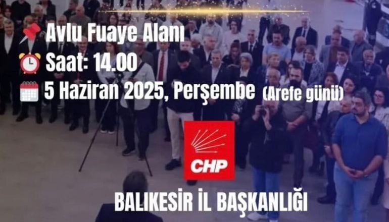 CHP İl Başkanlığı’ndan Bayramlaşma Programı