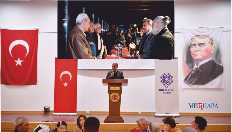 vali konuşma yapıyor
