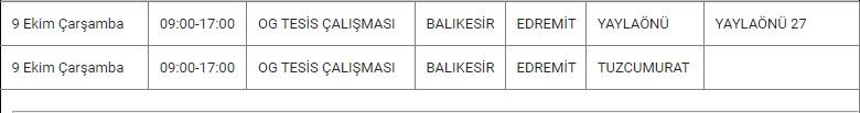 Edremit ve Mahallelerinde Elektrik Kesintisi Edremit ve Mahallelerinde Elektrik Kesintisi