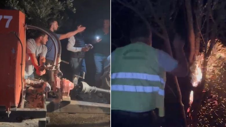 Edremit Kadıköy'de Gece Yarısı Yangın Kâbusu!