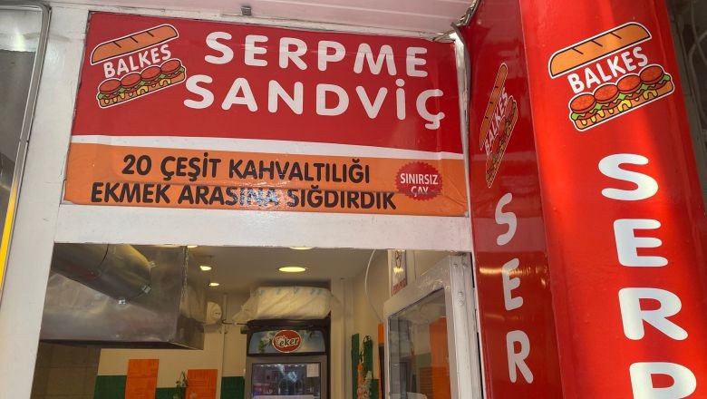 Balıkesir'de 20 Çeşitlik Kahvaltı Tek Sandviçte!