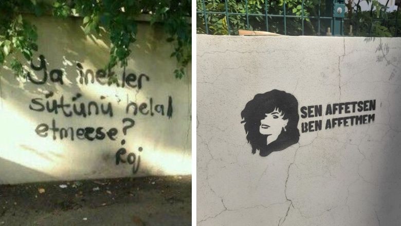 Balıkesir'de Duvara Yazıldı, Herkes Paylaştı
