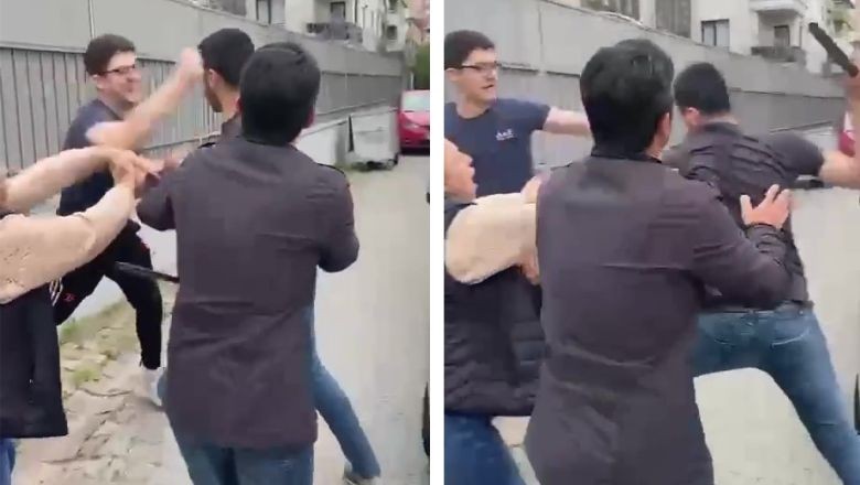 Trafikte kavga. Hafif ticari araç sürücüsü ile otomobil sürücüsü arasında ters yol verme tartışması gerçekleşti. Çıkan kavgada sürücülerden biri aracından aldığı demir sopayla diğer sürücüye saldırdı.