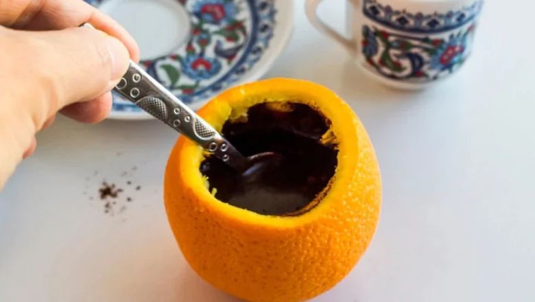 Portakal Kabuğunda Türk Kahvesi
