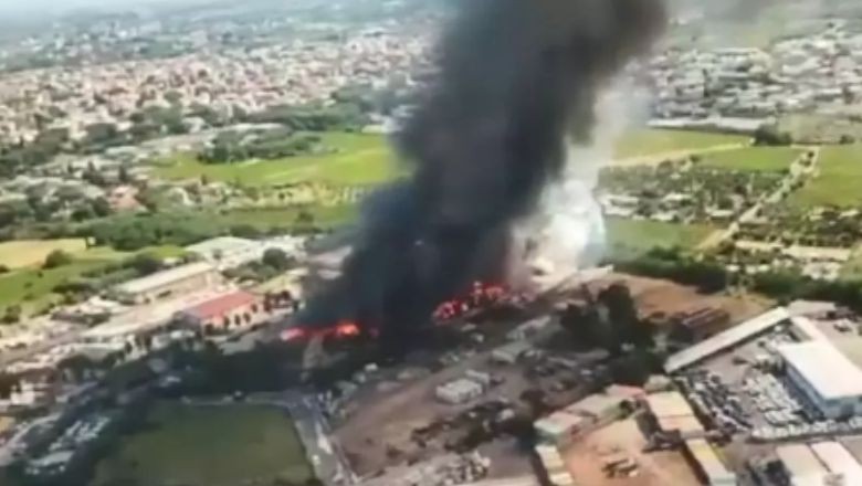 Roma’da Atık Toplama Alanında Yangın