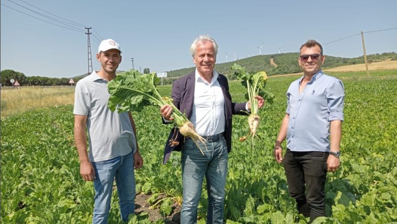 Susurluk Belediye Başkanı Nurettin Güney ; Susurluk'ta Bereket Var. Susurluk’ta pancar tarlasında 3 ay içinde pancarlardan verim alındı. Konuyla ilgili Susurluk Belediye Başkanı Nurettin Güney pancar tarlasında inceleme yaptı. Başkan Güney, topraktaki berekete dikkat çekti.