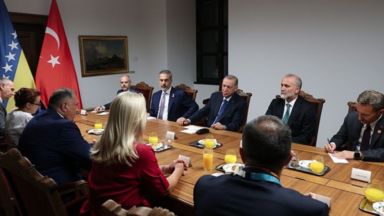 Cumhurbaşkanı Erdoğan Bosna Hersek Heyetini Kabul Etti