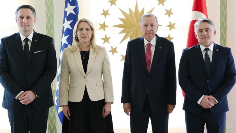Cumhurbaşkanı Erdoğan Bosna Hersek Heyetini Kabul Etti