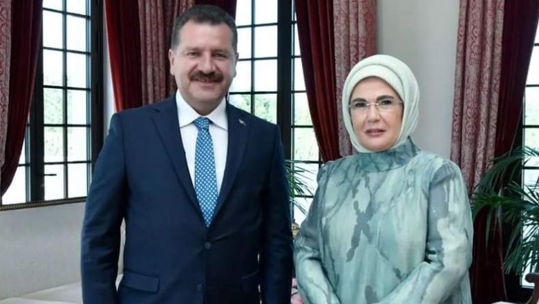 Başkan Yılmaz Emine Erdoğan ile Buluştu