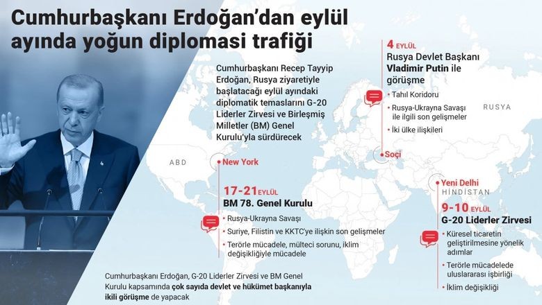 Cumhurbaşkanı Erdoğan'ın Yoğun Diplomasi Trafiği