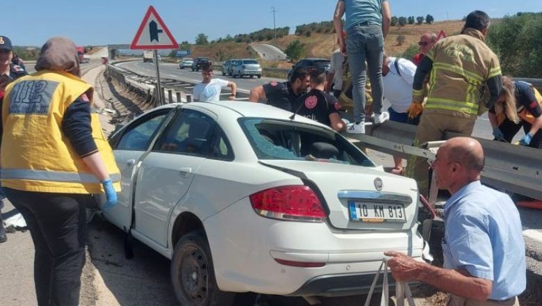 Susurluk'ta Kaza: 2 Yaralı