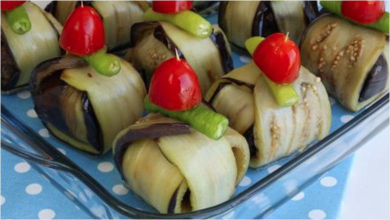 Köfteli Patlıcan Bohçası