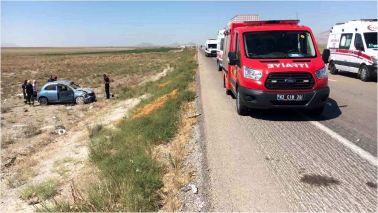 Kontrolden Çıkan Otomobil Takla Attı: Yaralılar Var