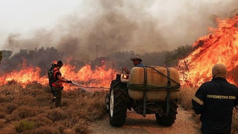 Yunanistan'da Yangın 12 Gündür Devam Ediyor