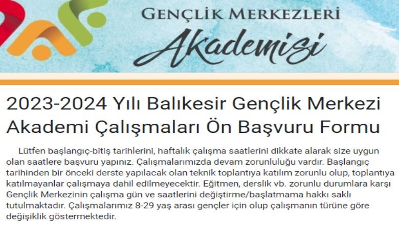 Gençlik Merkezleri Akademisi