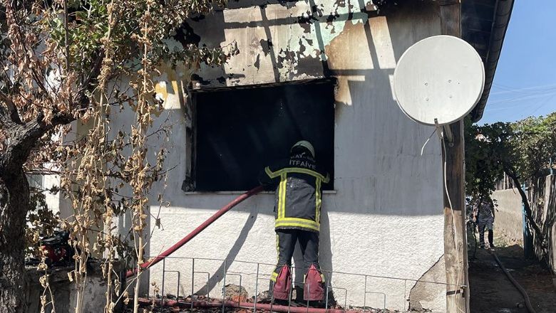 Ev Sahibiyle Tartıştı Oturduğu Evi Ateşe Verdi