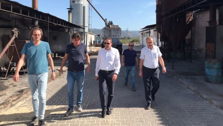 Kaymakam Memiş Yumurta ve Et Üretim Tesislerini Ziyaret Etti