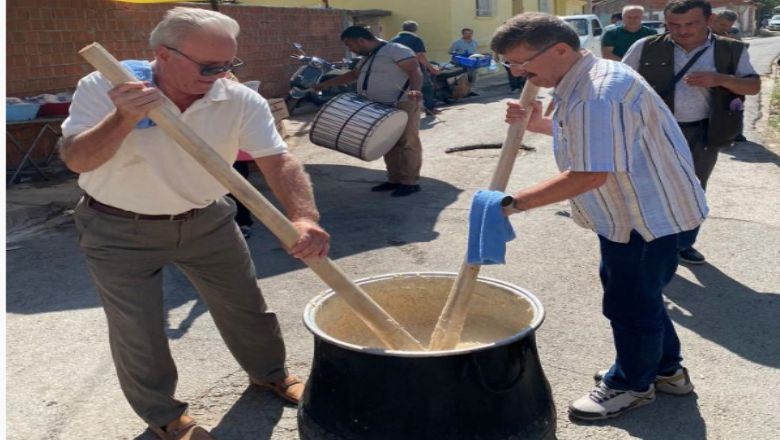 Düğünde Keşkek Dövme Merasimi