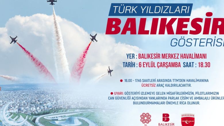 Türk Yıldızları Balıkesir'de