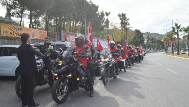 41 Motosiklet 100. Yıl İçin Kuvayi Milliye Sürüşü Yaptı