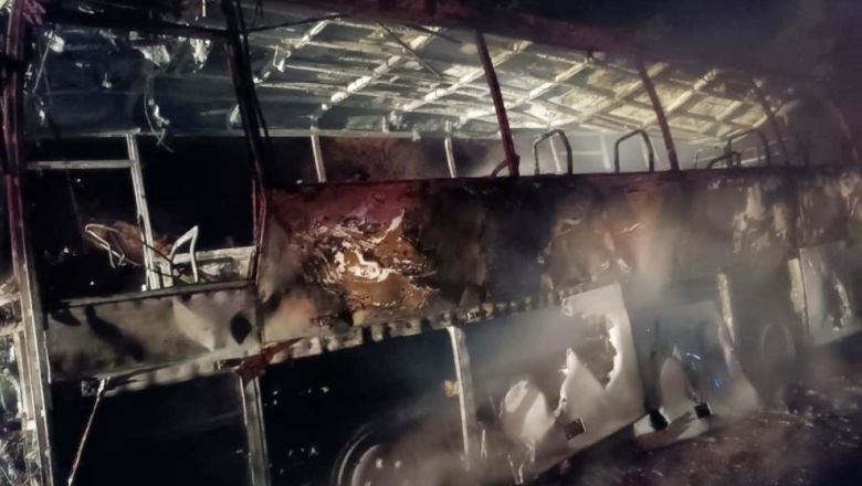 Balıkesir Hızlı Tren İşçi Servisi Alev Alev Yandı