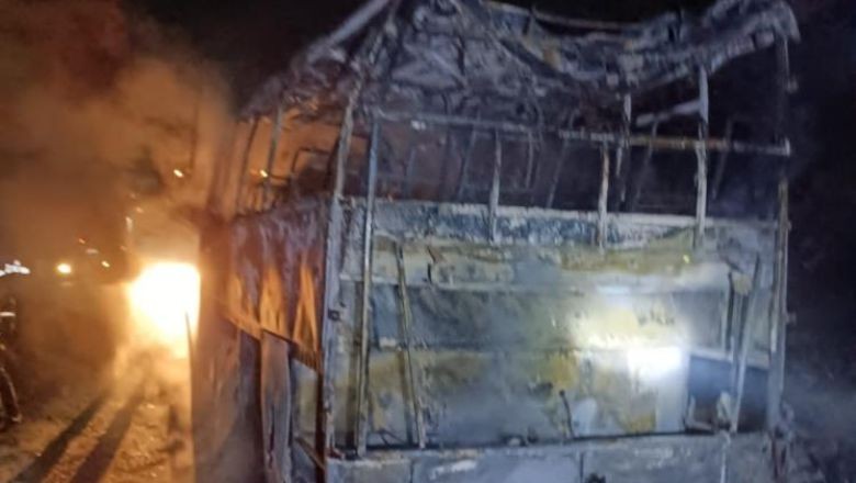 Balıkesir Hızlı Tren İşçi Servisi Alev Alev Yandı