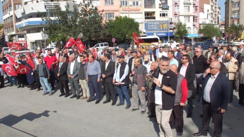 Burhaniye'de Filistin'e Destek Mitingi Gerçekleşti