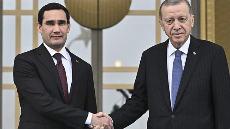 Cumhurbaşkanı Erdoğan Türkmenistan Devlet Başkanı’nı Resmi Törenle Karşıladı