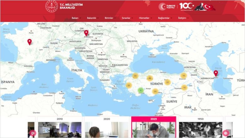 MEB'den Cumhuriyet'in 100. Yılına Özel Akıllı Eğitim Haritası