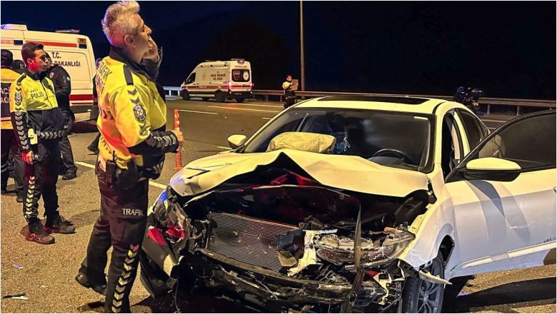 Marmara Otoyolu'nda Feci Kaza: Araçlar Savruldu