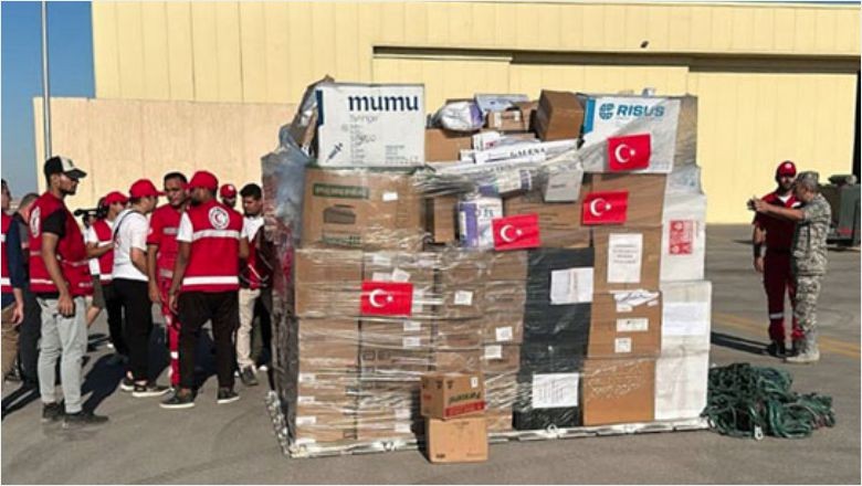 Türkiye’den Gazze’ye Giden İnsani Yardım Malzemesi Mısır’da