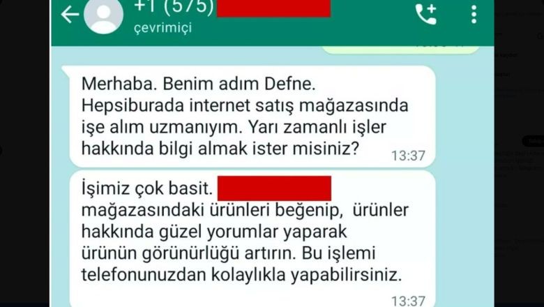 WhatsApp'tan Gelen "Merhaba" Yazısına Dikkat