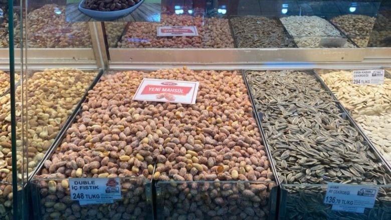 Balıkesir’de Kuruyemiş Piyasası