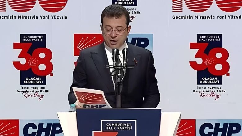 CHP 38. Olağan Kurultayı'nda İmamoğlu Açıklama Yaptı
