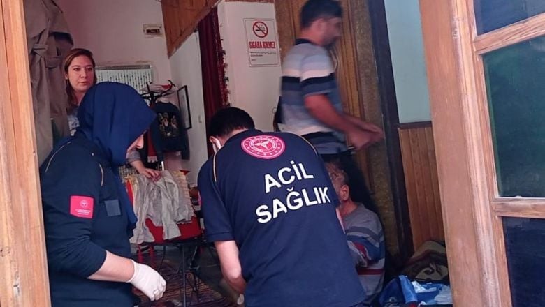 Çıkan Yangında Bayıldı! İmdadına Balıkesir Esnafı Yetişti